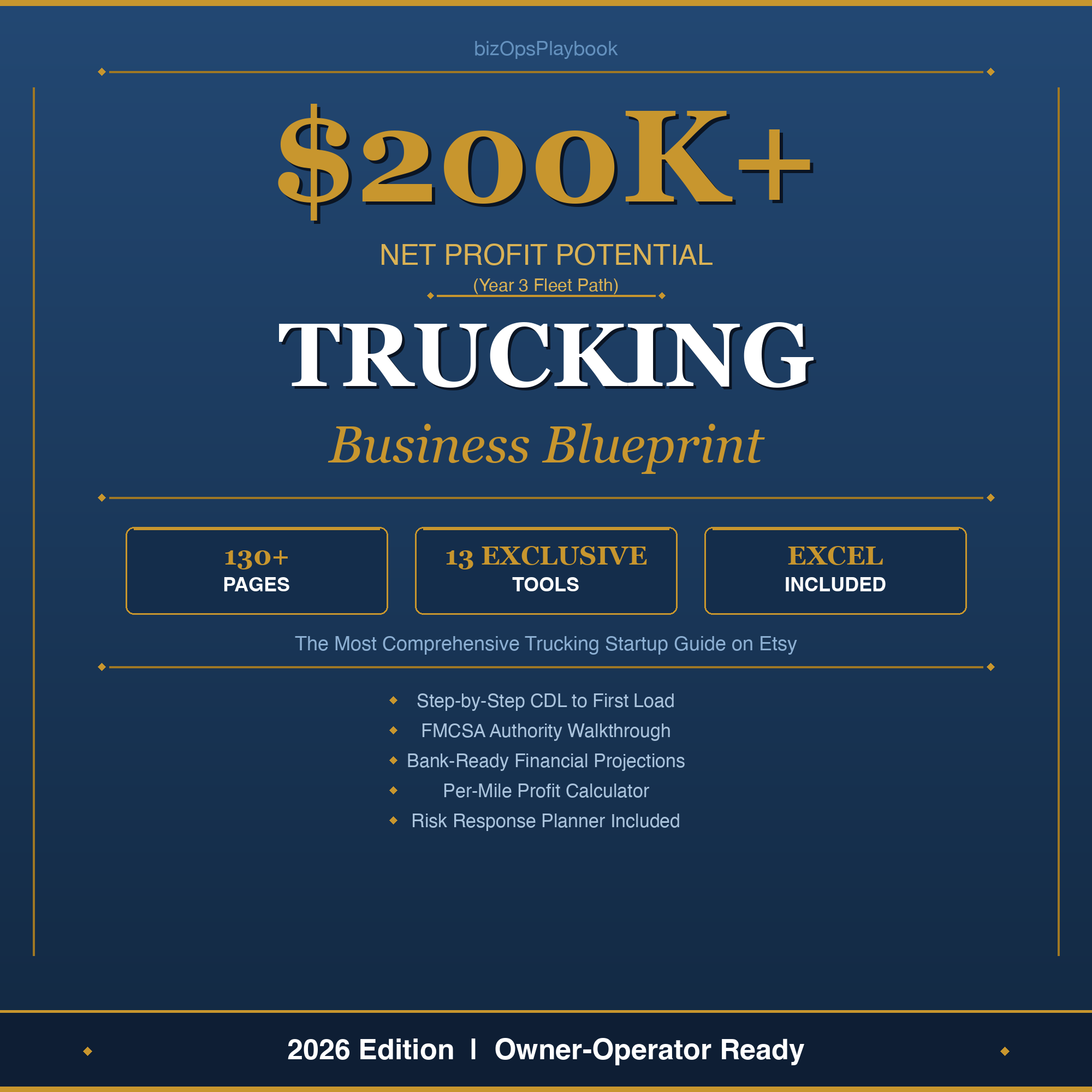 The Owner-Operator Plan That Actually Pays Diesel